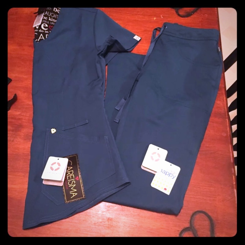 NWT Teal Green Scrub Set